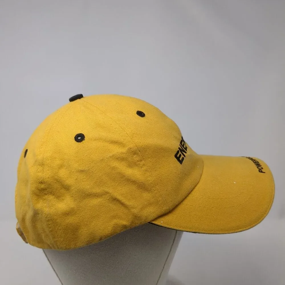 Enerpac Strapback Hat Yellow One Size Adjustable Embroidered 6 Panel